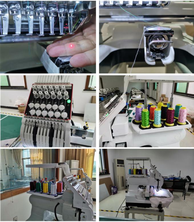 de worktable grootte industriële vlakte naait de hoofdmachine van het kantborduurwerk