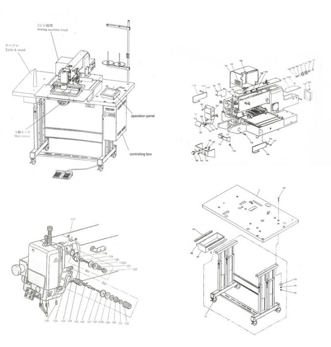 De automatische broek die van Laserbroeken zak placket industriële naaimachine welting