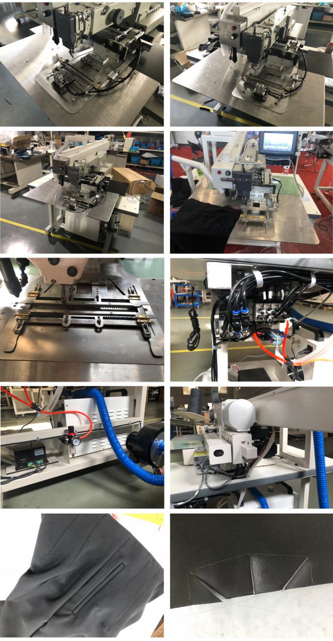 De automatische broek die van Laserbroeken zak placket industriële naaimachine welting